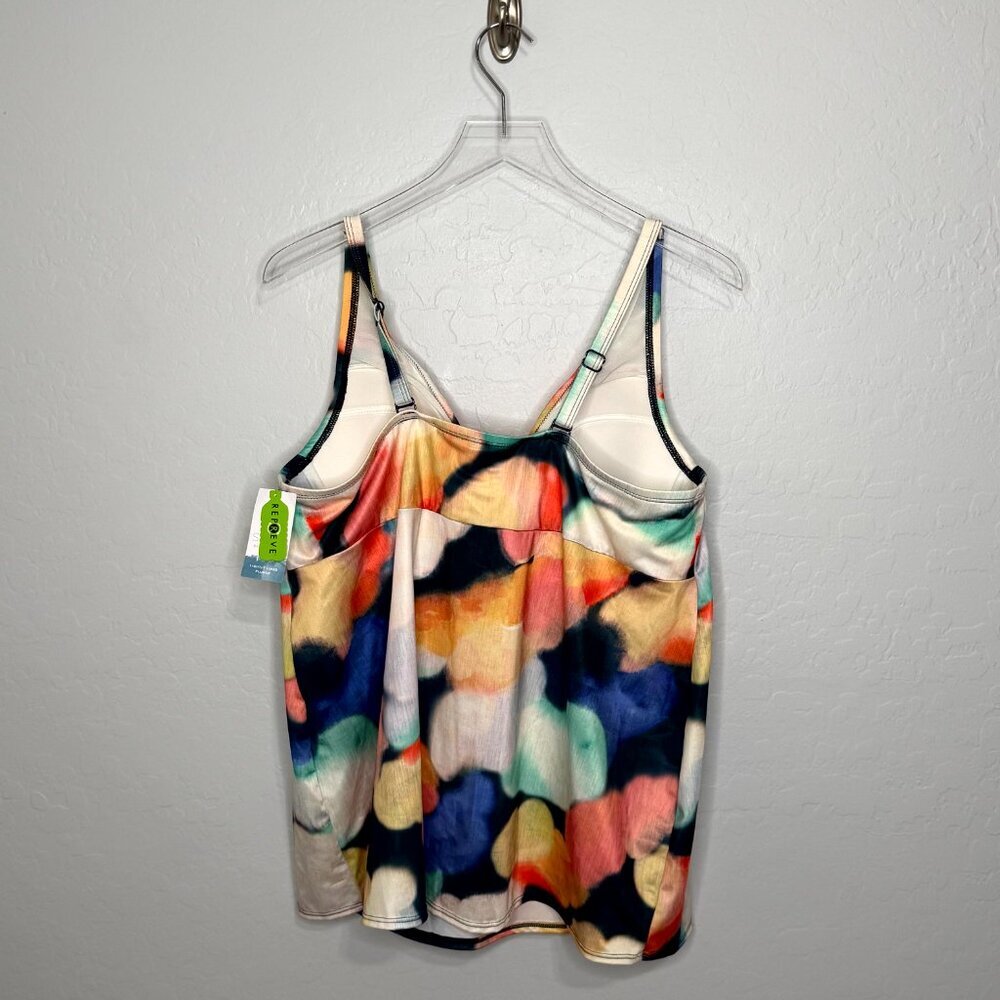 Lane Bryant Swim by Cacique Water Color Tankini NWT 38D - Picture 7 of 7